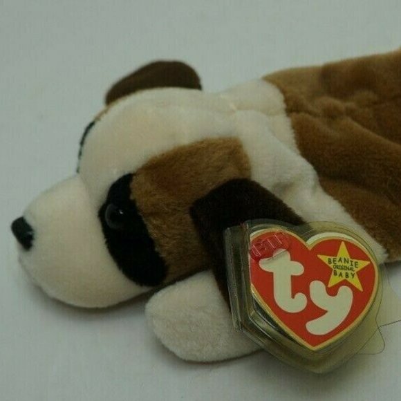 Beanie Baby Accents Vintage Original 996 Ty Beanie Baby Bernie